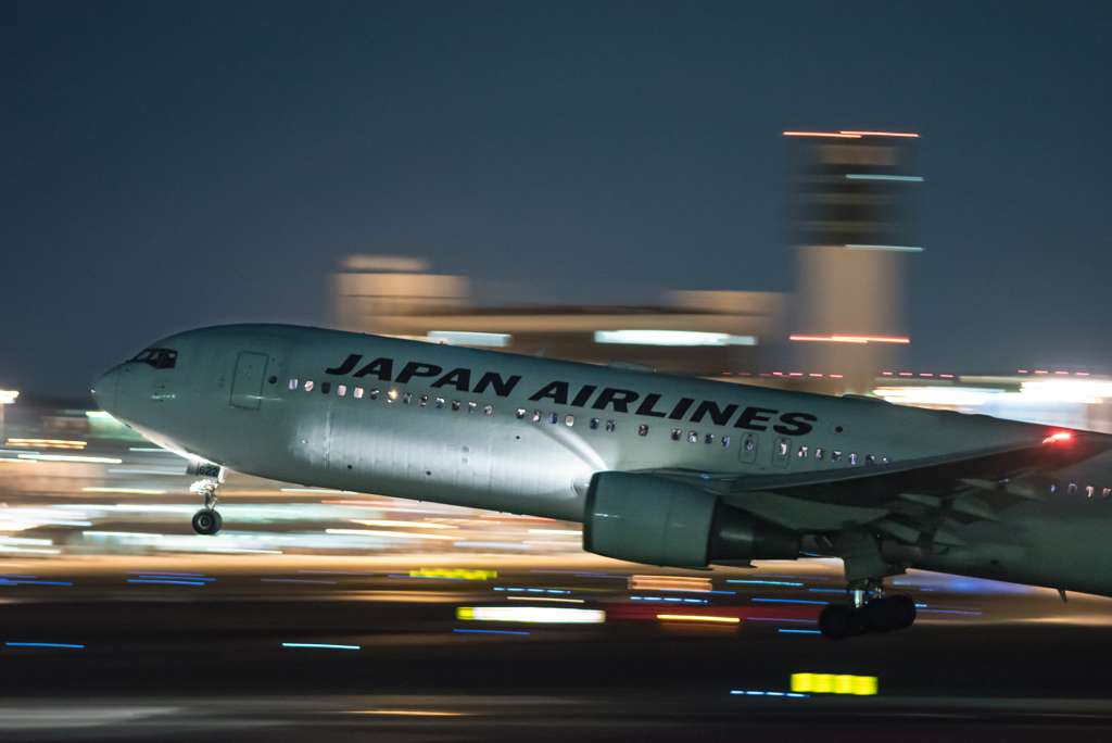 夜流し　JAPAN　AIRLINES　「Boeing 767」