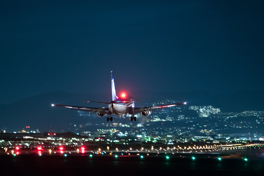 夜の到着便