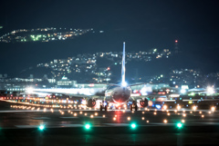 寒い夜に。。「Boeing 737-800.」