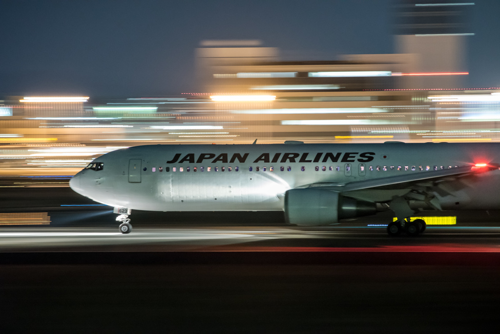 夜流し　JAPAN　AIRLINES　「Boeing 767」