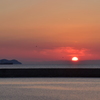 元旦の夕焼け