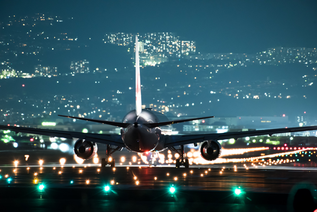 夜の出発便-1