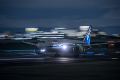 夜流し。。　「boeing 787 」