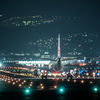 夜の出発便　「Embraer　E190」　SP500 F8　　
