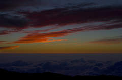 大台ケ原の夜明け