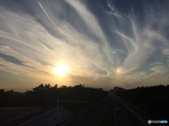 ヴェールのような雲