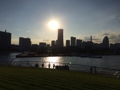 夕日