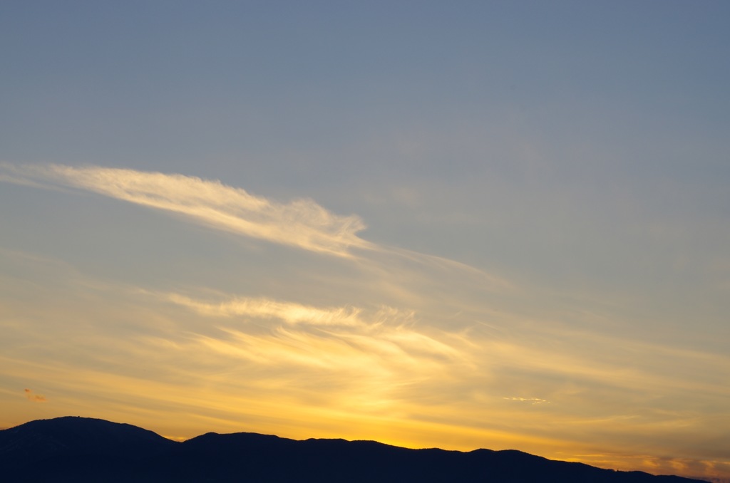 夕暮れの空