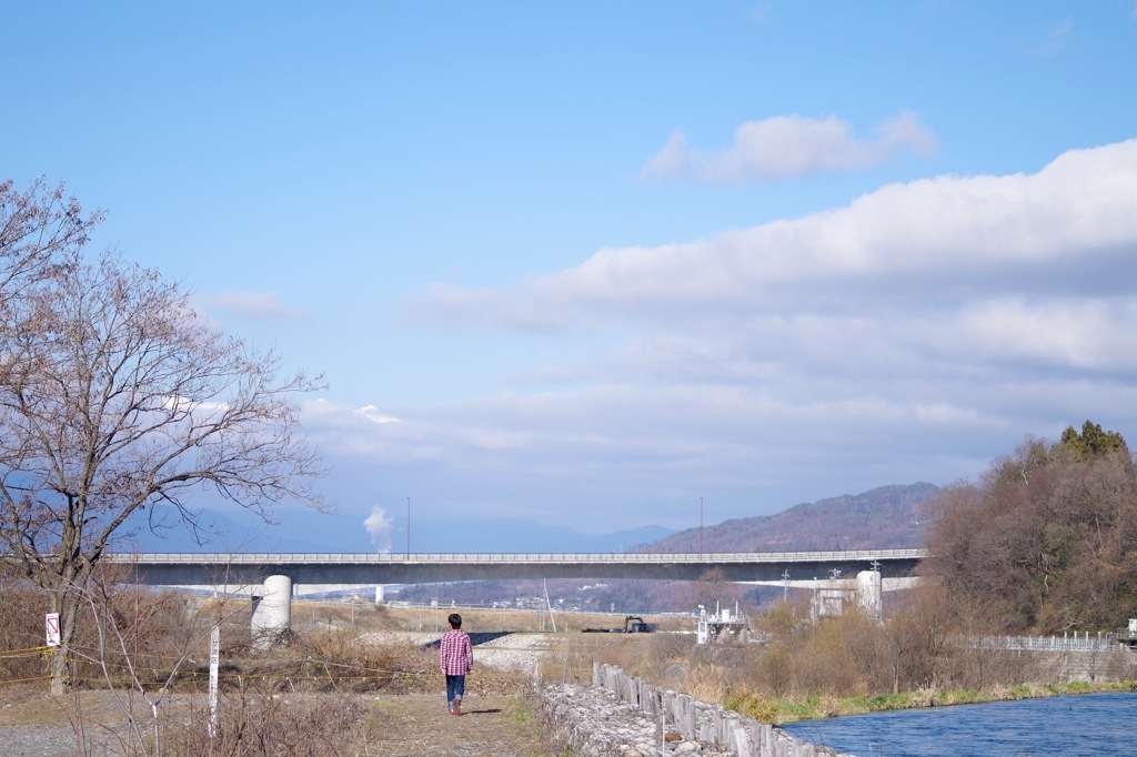 犀川にて