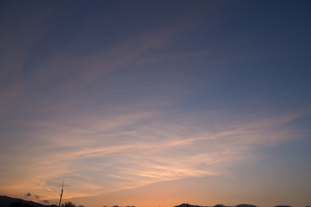 夕暮れの空