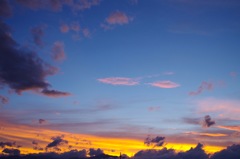 夕暮れ