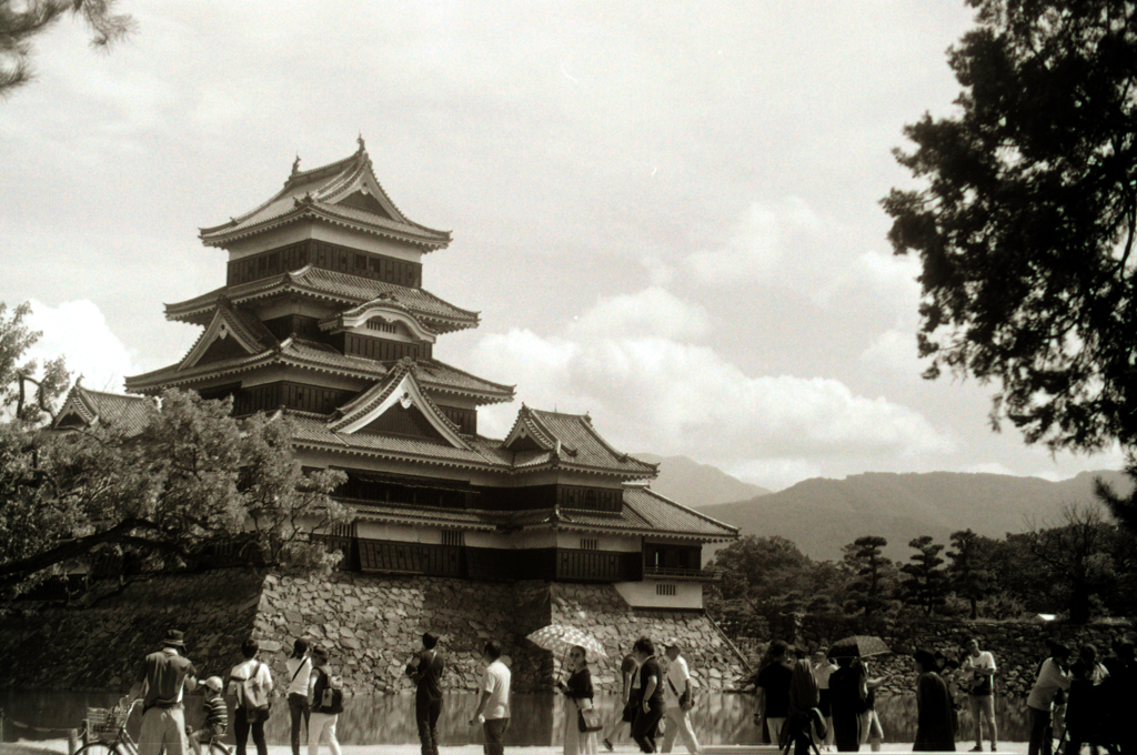 夏の烏城_フィルムにて