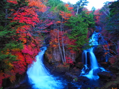 静かな紅葉