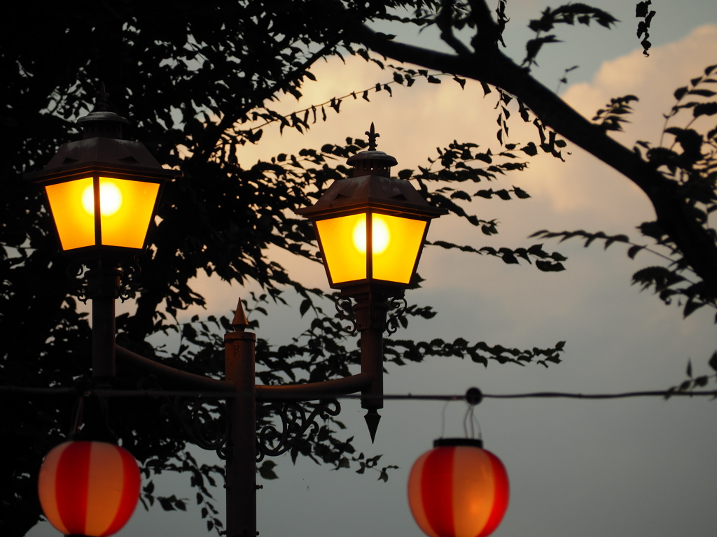 黄昏時