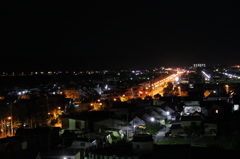 ベランダの夜景