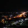 ベランダの夜景