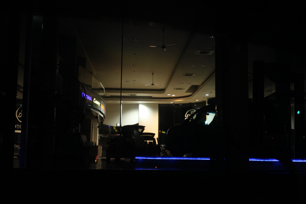 真夜中の風景