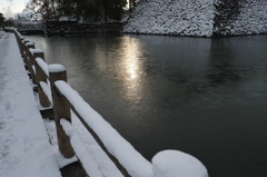 雪の八代市