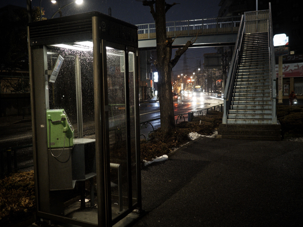 氷雨の朝