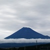曇り、富士山