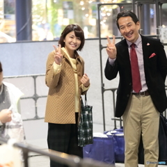 男性アナウンサーさんと、女子アナウンサーさん
