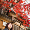 「赤い紅葉、誰よりも頑張って紅くなったんだ」