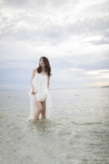 「Cloudy sky blue sea」2
