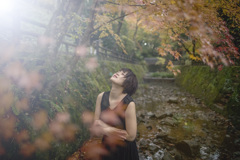 「It rained」
