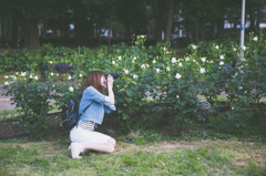 CAMERA WOMAN デニムジャケット カメラ女子