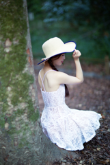 into the shade 