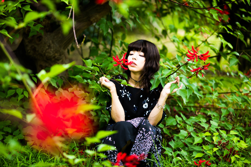 red flower 