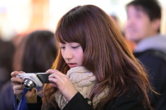液晶 カメラ女子