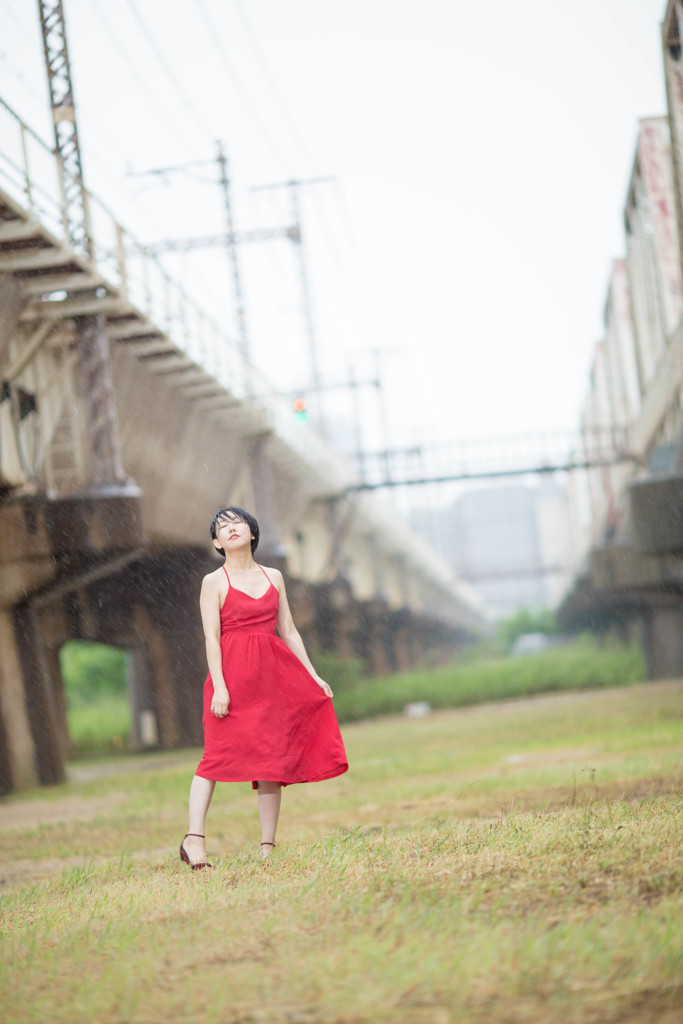 「台風雨」２