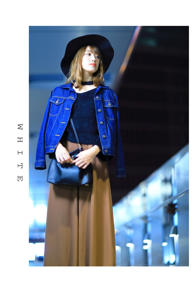 ハットのオシャレ女子さん