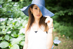 「咲く紫陽花」3