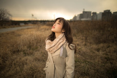 金の夕日 2