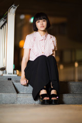 夜の階段