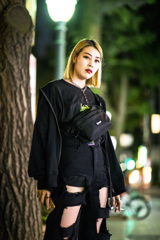 「スナップフォト2018 no.16、17 : 超オシャレな三人組」2