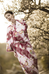 「梅の花 美しく咲き そして散る 」