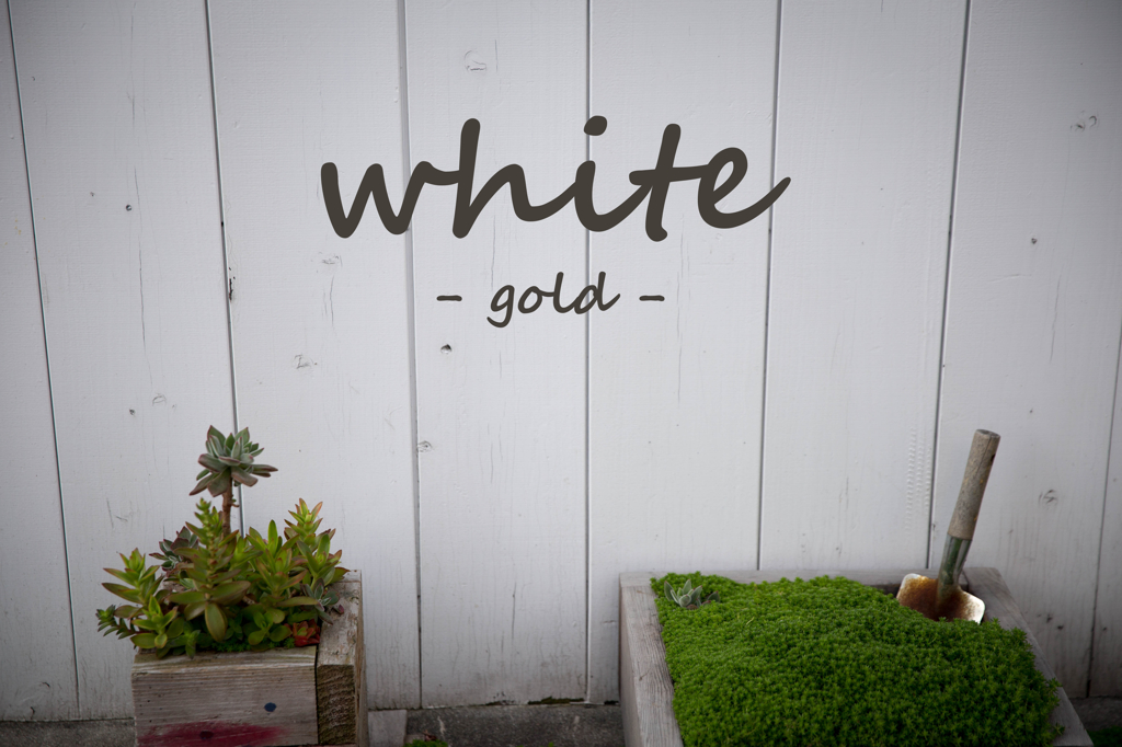 white gold