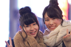 笑顔 JK ２人組