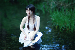 水によいしれて
