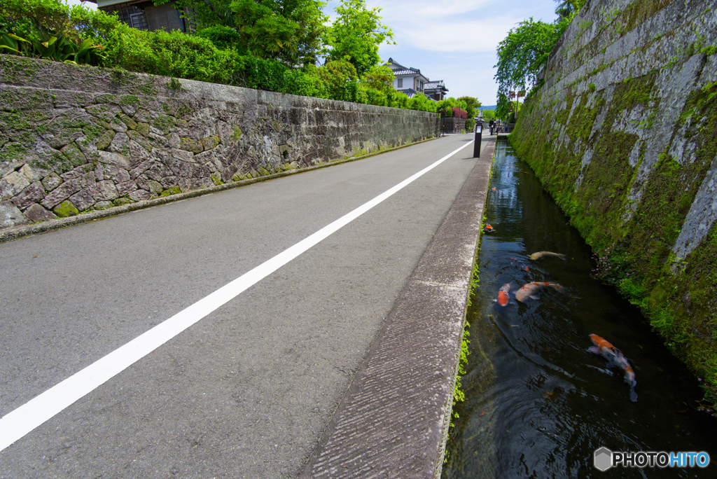 鯉の泳ぐ城下町