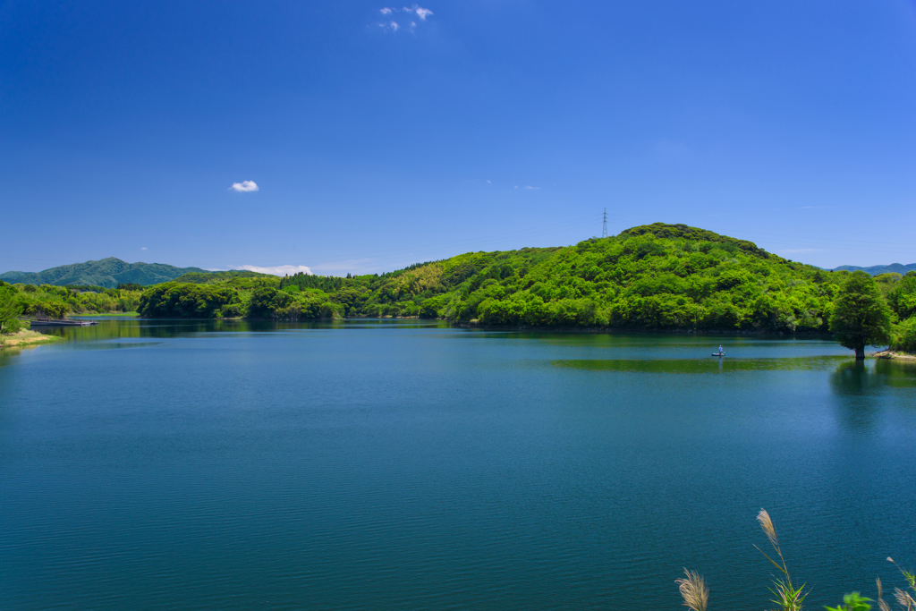 初夏のさつま湖
