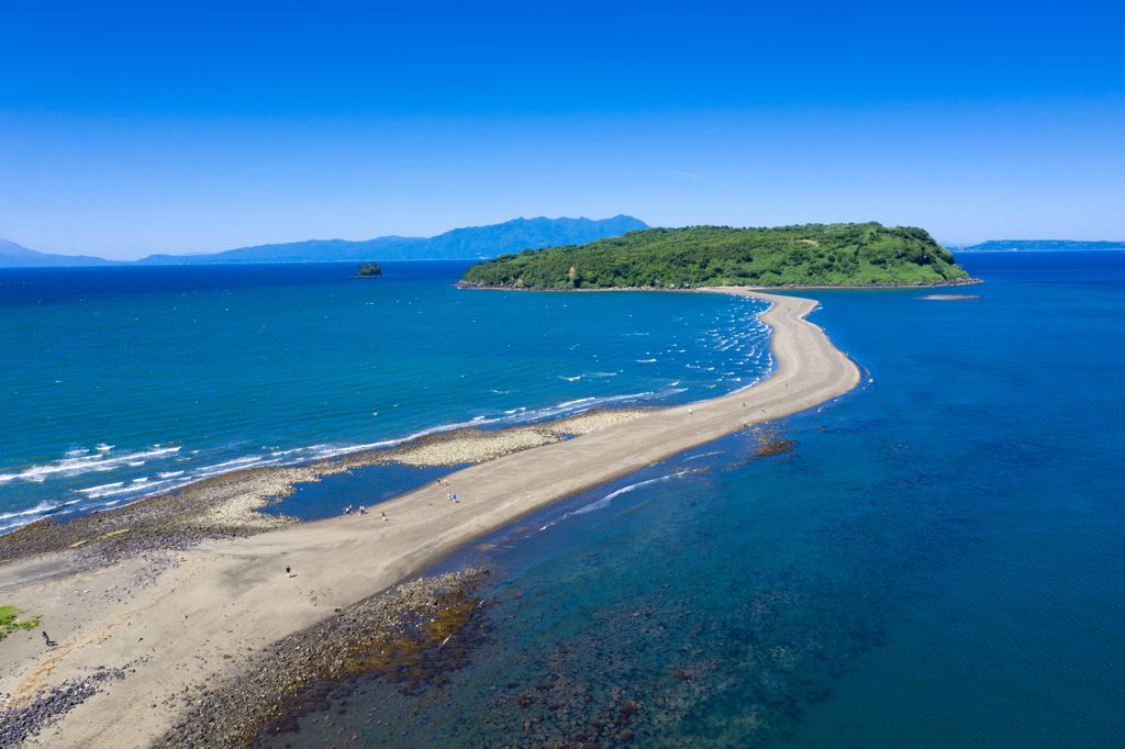 干潮時の知林ヶ島