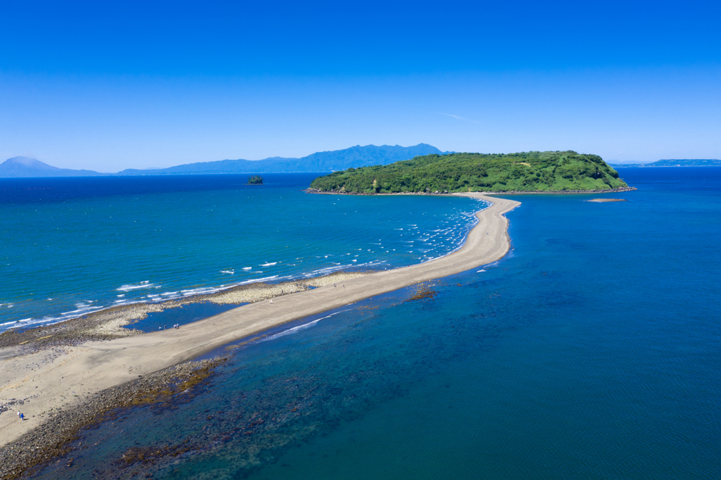 干潮時の知林ヶ島