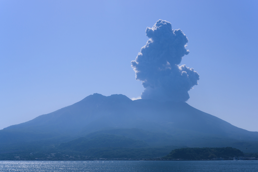 桜島爆発
