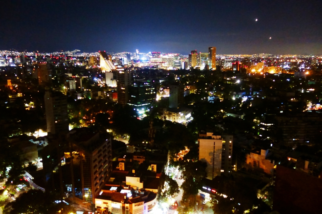 メキシコシティの夜景