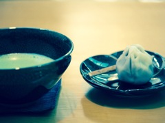 抹茶で一服