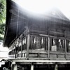 雨と神社